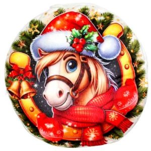 Подушка Лошадка в подкове