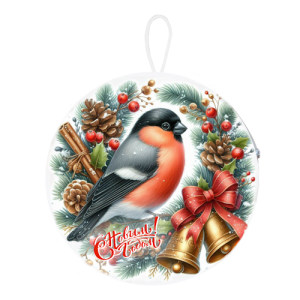 Подушка Снегирь