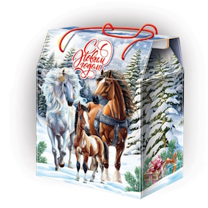 Подарки в упаковке из картона